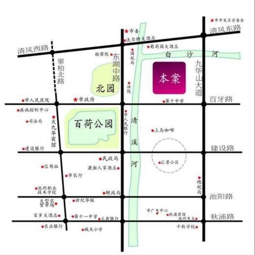 河滨花园位置图